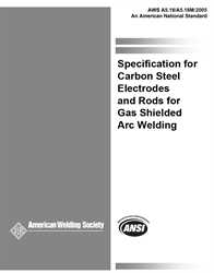 Picture of A5.18/A5.18M:2005 SPECIFICATION FOR CARBON STEEL ELECTRODES AND RODS FOR GAS SHEILDED ARC WELDING (HISTORICAL)