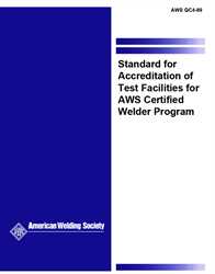 Picture of QC4:1989 STANDARD FOR ACCREDITATION OF TEST FACILITIES FOR AWS CERTIFIED WELDER PROGRAM 