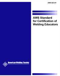 Picture of QC5:1991 STANDARD FOR CERTIFICATION OF WELDING EDUCATORS
