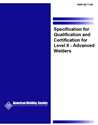 Picture of QC11:1996 SPECIFICATION FOR QUALIFICATION AND CERTIFICATION FOR LEVEL II ADVANCED WELDERS