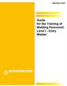 Picture of EG2.0:2008 GUIDE TO THE TRAINING OF WELDING PERSONNEL; LEVEL 1 - ENTRY WELDER 