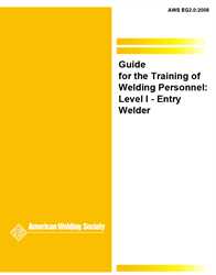 Picture of EG2.0:2008 GUIDE TO THE TRAINING OF WELDING PERSONNEL; LEVEL 1 - ENTRY WELDER 