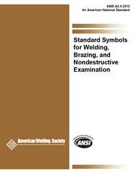Picture of A2.4:2012 STANDARD SYMBOLS FOR WELDING, BRAZING, AND NONDESTRUCTIVE EXAMINATION