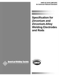Picture of A5.24/A5.24M:2005 ZIRCONIUM AND ZIRCONIUM ALLOY WELDING ELECTRODES AND RODS (HISTORICAL)