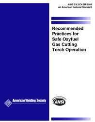 Picture of C4.2/C4.2M:2009 RECOMMENDED PRACTICES FOR SAFE OXYFUEL GAS CUTTING TORCH OPERATION (HISTORICAL)