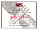 Picture of RWMA BULLETIN #34: MANUFACTURER'S CROSS REFERENCE OF STANDARD RESISTANCE WELDING ELECTRODE NUMBERS AND ALLOYS