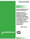 Picture of B2.1-5A-223:1999(R2009) STANDARD WELDING PROCEDURE SPECIFICATION (SWPS) FOR SHIELDED METAL ARC WELDING OF CHROMIUM - MOLYBDENUM STEEL, (M-5A/P-5A), E9018-B3, 1/8 THROUGH 1/2 INCH THICK, AS-WELDED CONDITION 1/8 through 1-1/2 INCH THICK (HISTORICAL)