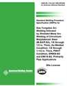 Picture of B2.1-5A-224:1999(R2009) STANDARD WELDING PROCEDURE SPECIFICATION (SWPS) FOR GAS TUNGSTEN ARC WELDING FOLLOWED BY SHIELDED METAL ARC WELDING OF CHROMIUM - MOLYBDENUM STEEL, (M-5A/P-5A) (HISTORICAL)
