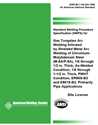 Picture of B2.1-5A-224:1999 STANDARD WELDING PROCEDURE SPECIFICATION FOR GTAW FOLLOWED BY SHIELDED METAL ARC WELDING OF CHROMIUM- MOLYBDENUM STEEL, (M-5A/P-5A), 1/8 THROUGH 1/2 INCH THICK, AS-WELDED CONDITION, 1/8 THROUGH 1-1/2 INCH THICK, PWHT (HISTORICAL)