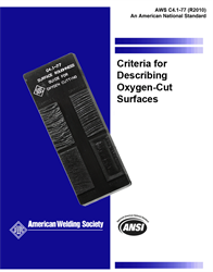 Picture of C4.1:1977(R2010) SET, CRITERIA FOR DESCRIBING OXYGEN-CUT SURFACES, AND OXYGEN CUTTING SURFACE ROUGHNESS GAUGE