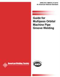 Picture of D10.14M/D10.14:2010 GUIDE FOR MULTIPASS ORBITAL MACHINE PIPE GROOVE WELDING 