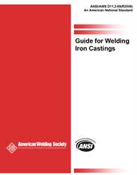 Picture of D11.2:1989(R2006) GUIDE FOR WELDING IRON CASTINGS (HISTORICAL)