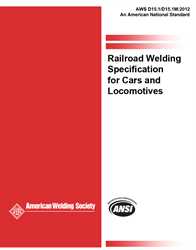 Picture of D15.1/D15.1M:2012 AMD1 RAILROAD WELDING SPECIFICATION FOR CARS AND LOCOMOTIVES 