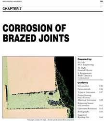 Picture of BHC7 - CORROSION OF BRAZED JOINTS 