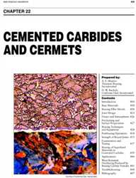 Picture of BHC22 - CEMENTED CARBIDES AND CERMETS