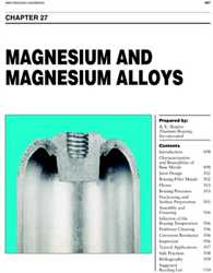 Picture of BHC27 - MAGNESIUM AND MAGNESIUM ALLOYS 