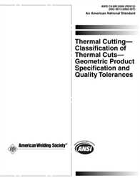 Picture of C4.6M:2006(R2012)(ISO 9013:2002 IDT) THERMAL CUTTING-CLASSIFICATION OF THERMAL CUTS-GEOMETRIC PRODUCT SPECIFICATION AND QUALITY TOLERANCES
