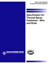 Picture of C2.25/C2.25M:2012 SPECIFICATION FOR THERMAL SPRAY FEEDSTOCK-WIRE AND RODS (HISTORICAL)