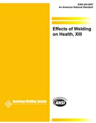 Picture of EWH-13 EFFECTS OF WELDING ON HEALTH