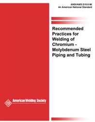Picture of D10.8:1996 WELDING OF CHROMIUM-MOLYBDENUM STEEL PIPING AND TUBING 