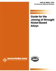 Picture of G2.1M/G2.1:2012 GUIDE FOR THE JOINING OF WROUGHT NICKEL-BASED ALLOYS 