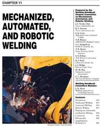 Picture of WHC1.11 MECHANIZED, AUTOMATED AND ROBOTIC WELDING