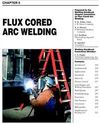 Picture of WHC2.05 FLUX CORED ARC WELDING