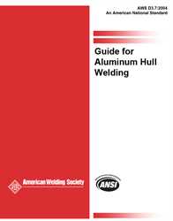Picture of D3.7:2004 GUIDE FOR ALUMINUM HULL WELDING (HISTORICAL)