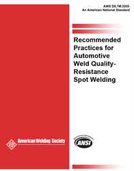 Picture of D8.7M:2005 RECOMMENDED PRACTICES FOR AUTOMOTIVE WELD QUALITY RESISTANCE SPOT WELDING (WITHDRAWN)