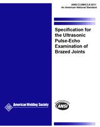 Picture of C3.8M/C3.8:2011 SPECIFICATION FOR THE ULTRASONIC PULSE-ECHO EXAMINATION OF BRAZED JOINTS (HISTORICAL)