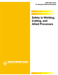 Picture of Z49.1:2012 SAFETY IN WELDING AND CUTTING AND ALLIED PROCESSES (HISTORICAL)