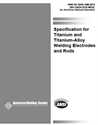 Picture of A5.16/A5.16M:2013 (ISO 24034:2010 MOD) SPECIFICATION FOR TITANIUM AND TITANIUM-ALLOY WELDING ELECTRODES AND RODS (HISTORICAL)