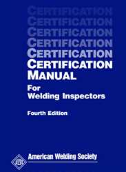 Picture of CM CERTIFICATION MANUAL FOR WELDING INSPECTORS (AWS CM)