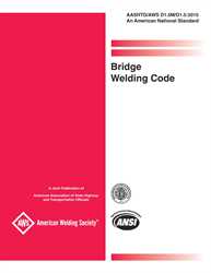 Picture of AASHTO/AWS D1.5M/D1.5:2015-AMD1 BRIDGE WELDING CODE