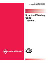 Picture of D1.9/D1.9M:2015 STRUCTURAL WELDING CODE-TITANIUM
