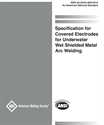 Picture of AWS A5.35/A5.35M:2015-AMD1 SPECIFICATION FOR  COVERED ELECTRODES FOR UNDERWATER WET SHIELDED METAL ARC WELDING