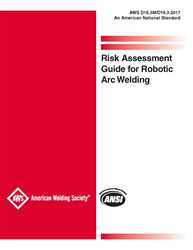 Picture of D16.3M/D16.3:2017 RISK ASSESSMENT GUIDE FOR ROBOTIC WELDING