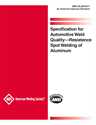 Picture of D8.2M:2017 SPECIFICATION FOR AUTOMOTIVE WELD QUALITY-RESISTANCE SPOT WELDING OF ALUMINUM