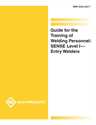 Picture of EG2.0:2017 GUIDE TO THE TRAINING OF WELDING PERSONNEL; LEVEL 1 - ENTRY WELDER 