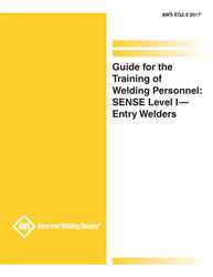 Picture of EG2.0:2017 GUIDE TO THE TRAINING OF WELDING PERSONNEL; LEVEL 1 - ENTRY WELDER 