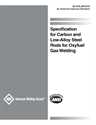 Picture of A5.2/A5.2M:2018 SPECIFICATION FOR CARBON AND LOW-ALLOY STEEL RODS FOR OXYFUEL GAS WELDING (HISTORICAL)