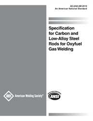 Picture of A5.2/A5.2M:2018 SPECIFICATION FOR CARBON AND LOW-ALLOY STEEL RODS FOR OXYFUEL GAS WELDING (HISTORICAL)