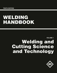 Picture of WHB-1.10 WELDING HANDBOOK VOLUME 1 - WELDING AND CUTTING SCIENCE AND TECHNOLOGY (AWS WHB-10.1) 