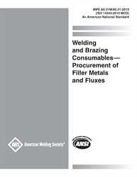 Picture of A5.01M/A5.01:2019 (ISO 14344:2010 MOD) WELDING AND BRAZING CONSUMABLES PROCUREMENT OF FILLER METALS AND FLUXES (HISTORICAL)