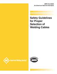 Picture of F4.2:2020 SAFETY GUIDELINES FOR PROPER SELECTION OF WELDING CABLES