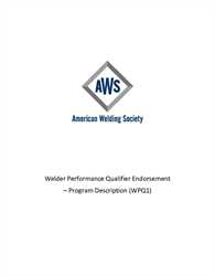 Picture of WPQ1 WELDER PERFORMANCE QUALIFIER ENDORSEMENT
