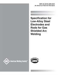 Picture of A5.28/A5.28M:2020 SPECIFICATION FOR LOW-ALLOY STEEL ELECTRODES AND RODS FOR GAS SHIELDED ARC WELDING (HISTORICAL)