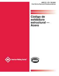 Picture of D1.1/D1.1M:2020 CODIGO DE SOLDADURA ESTRUCTURAL - ACERO 