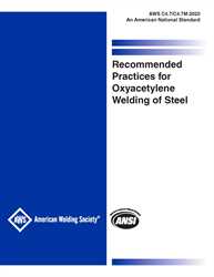 Picture of C4.7/C4.7M:2020 RECOMMENDED PRACTICES FOR OXYACETYLENE WELDING OF STEEL