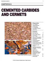 Picture of BHCM13 - Cemented Carbides and Cermets